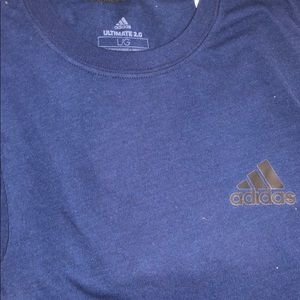 Adidas Dri-Fit Blue Short Sleeve Tee-Shirt, Size L